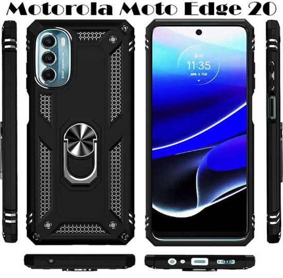  Зображення Чохол-накладка BeCover Military для Motorola Moto Edge 20 Black (707399) 