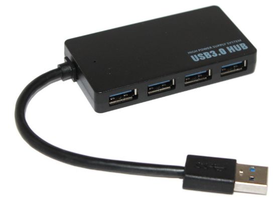  Зображення Концентратор USB3.0 Voltronic 4хUSB3.0 Black (YT-3HF4/2TB/08645), Blister 