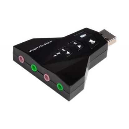  Зображення Звукова карта C-Media Dynamode USB (7.1) 8 каналів Virtual, 2 стерео-вихода, 2 моно-входа, RTL 3D) 