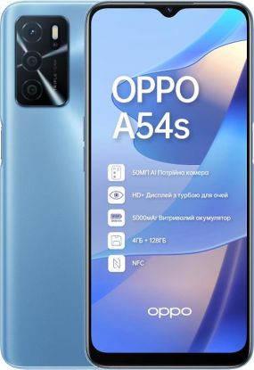  Зображення Смартфон Oppo A54s 4/128GB Dual Sim Pearl Blue 