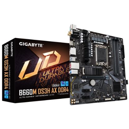  Зображення Материнська плата Gigabyte B660M DS3H AX DDR4 Socket 1700 