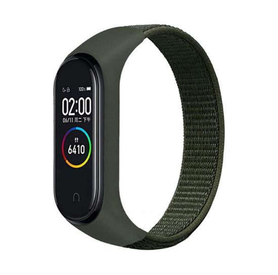  Зображення Ремінець BeCover Nylon Style для Xiaomi Mi Smart Band 7 Khaki (707661) 