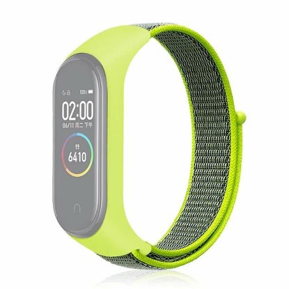  Зображення Ремінець до фітнес браслета BeCover Nylon Style для Xiaomi Mi Smart Band 7 Lime-Gray (707664) 