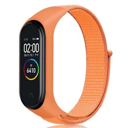  Зображення Ремінець до фітнес браслета BeCover Nylon Style для Xiaomi Mi Smart Band 7 Orange (707665) 