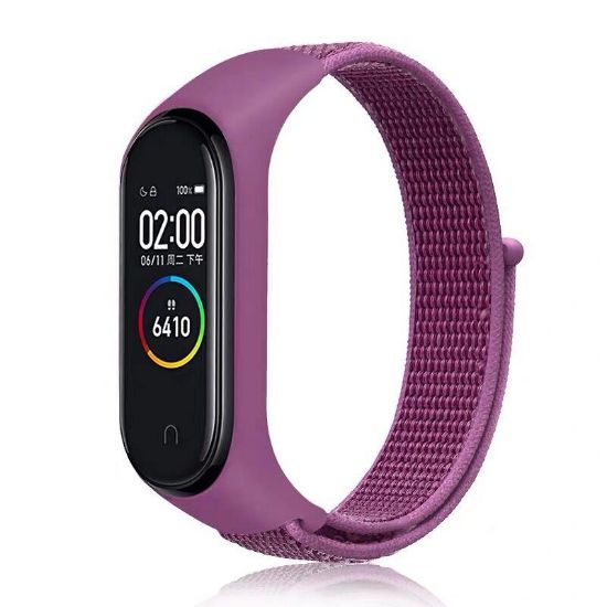  Зображення Ремінець до фітнес браслета BeCover Nylon Style для Xiaomi Mi Smart Band 7 Purple (707667) 