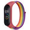  Зображення Ремінець до фітнес браслета BeCover Nylon Style для Xiaomi Mi Smart Band 7 Red-Rainbow (707669) 