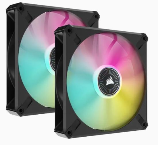  Зображення Кулер до корпусу Corsair iCUE ML140 RGB Elite Premium Dual Pack (CO-9050115-WW) 