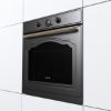  Зображення Духова шафа Gorenje електрична, 77л, A+, пара, дисплей, чорний 