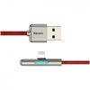  Зображення Кабель USB3.1 AM-Lightning M, 2 м, 1.5A, 90° з кольоровою індикацією Червоний, CAL7C Baseus 