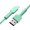  Зображення Дата кабель USB 3.1 AM to Lightning 1.0m CALDC 2.4A Silica gel Green Baseus (CALGJ-06) 