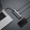  Зображення Концентратор USB-C Baseus Metal Gleam Series 11in1 Gray (CAHUB-CT0G) 