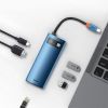  Зображення Концентратор USB-C Baseus Metal Gleam Series 6in1 Blue (WKWG000003) 