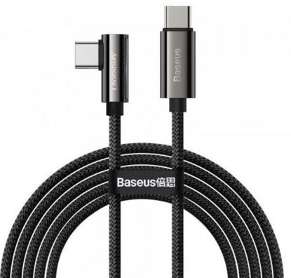  Зображення Кабель Baseus Legend Series Elbow USB-C-USB-C, 1м, Black (CATCS-01) 