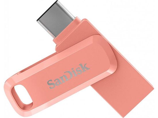  Зображення Флеш-накопичувач USB 64GB Type-C SanDisk Dual Drive Go Peach (SDDDC3-064G-G46PC) 