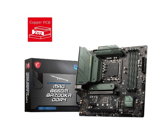  Зображення Материнська плата MSI MAG B660M Bazooka DDR4 Socket 1700 