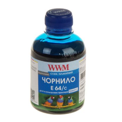  Зображення Чорнило Epson L110/L210/L355  (Cyan)  200г  Водорозчинне  *WWM) 