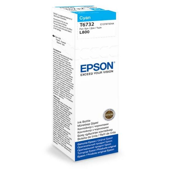  Зображення Контейнер з чорнилом Epson L800 cyan 