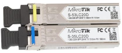  Зображення Комплект SFP-Трансиверiв MikroTik S-3553LC20D (S-35LC20D 1шт, S-53LC20D 1 шт) 