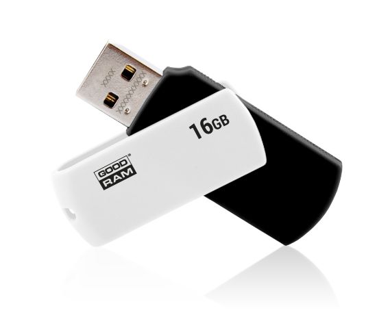  Зображення Флеш-накопичувач USB 16GB GOODRAM UCO2 (Colour Mix) Black/White (UCO2-0160KWR11) 