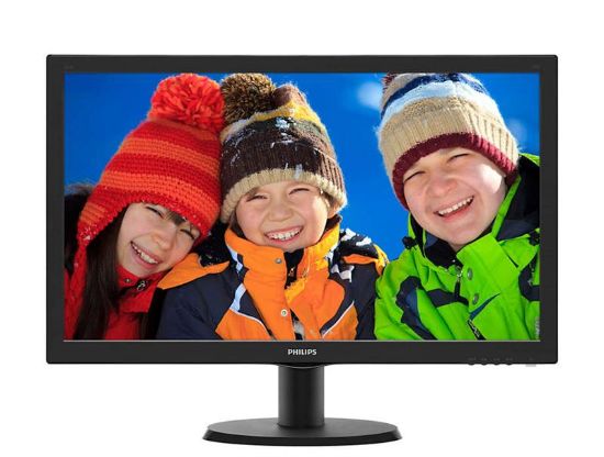  Зображення Монiтор Philips 23.6" 243V5QHABA/00 MVA Black 