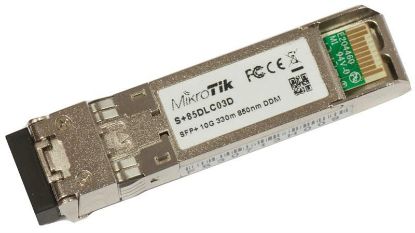  Зображення Трансивер MikroTik S+85DLC03D SFP+, 1x10GBaseSR, MM, 300м, LC 