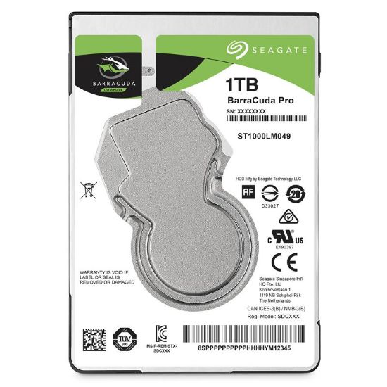  Зображення Жорсткий диск 2.5"  1TB Seagate BarraCuda Pro  (7200rpm, 128MB, SATA 3)  (ST1000LM049)) 