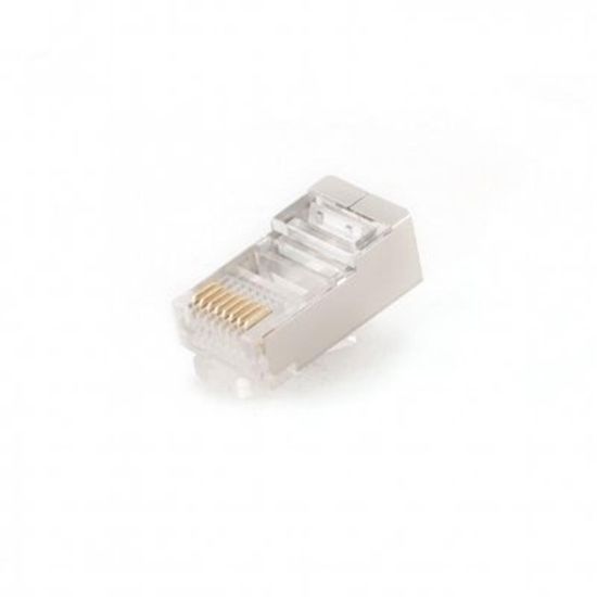  Зображення Конектор RJ-45 Cablexpert PLUG6SP/50 екрановані конектори 6 кат  8P8C, 50шт.) 