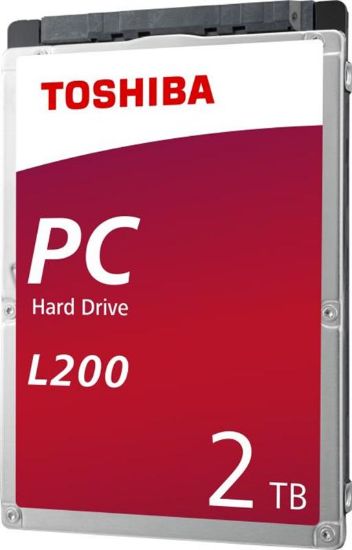  Зображення Накопичувач HDD 2.5" SATA 2.0TB Toshiba L200 5400rpm 128MB (HDWL120EZSTA) 