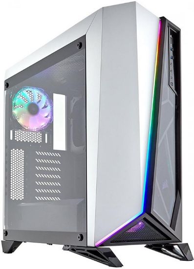  Зображення Корпус Corsair Carbide Spec-Omega RGB White/Black (CC-9011141-WW) без БЖ 