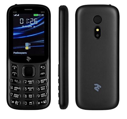 Зображення Мобiльний телефон 2E E240 2019 Dual Sim Black (680576169990) 