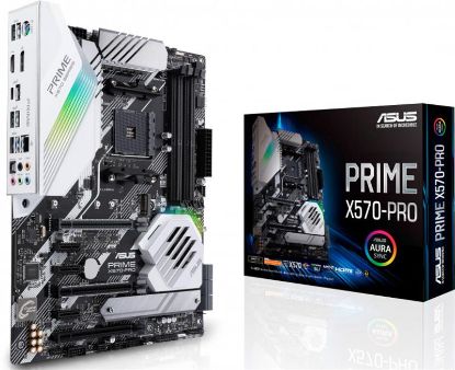  Зображення MB Asus PRIME X570-PRO (X570/sAM4/4xDDR4 4400(OC)/3xPCIе x16/3xPCIе x1/2x M.2 Socket 3/6xSATA3/RAID 0,1,10/GLan/HDMI, DP, 7xUSB3.2, 1xUSB3.2 Type-C/Audio 8Ch/ATX)) 