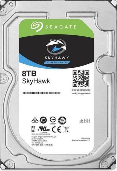  Зображення Жорсткий диск Seagate  8TB 3.5" 7200 256MB SATA SkyHawk 