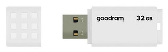  Зображення Флeш пам'ять 32GB UME2 WHITE USB 2.0 GOODRAM UME2-0320W0R11 