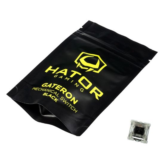  Зображення Набір механічних перемикачів Hator Hotswap Switch Gateron Black (HTS-114) 