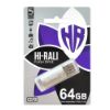  Зображення Флеш-накопичувач USB 64GB Hi-Rali Rocket Series Silver (HI-64GBVCSL) 