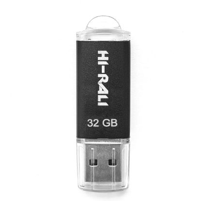  Зображення Флеш-накопичувач USB 32GB Hi-Rali Rocket Series Black (HI-32GBVCBK) 