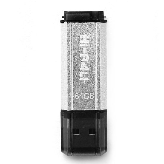  Зображення Флеш-накопичувач USB 64GB Hi-Rali Stark Series Silver (HI-64GBSTSL) 