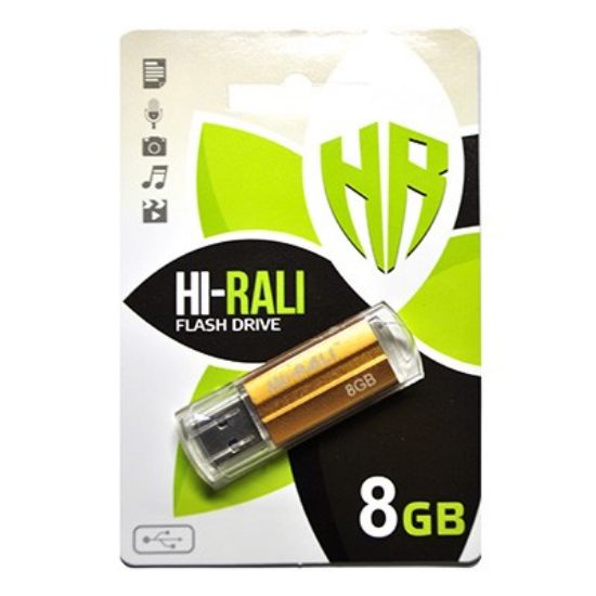  Зображення Флеш-накопичувач USB 8GB Hi-Rali Corsair Series Bronze (HI-8GBCORBR) 