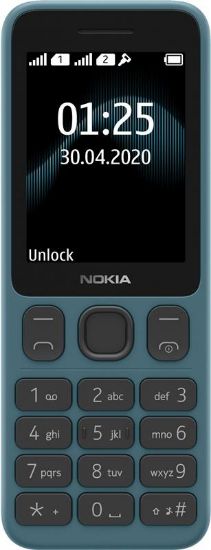  Зображення Мобiльний телефон Nokia 125 Dual Sim Blue 