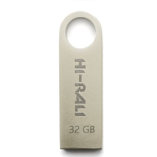  Зображення Флеш-накопичувач USB 32GB Hi-Rali Shuttle Series Silver (HI-32GBSHSL) 