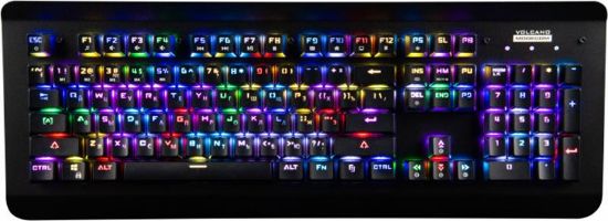  Зображення Клавіатура Modecom Volcano Hammer 2 RGB Removable Blue Switch (K-MC-HAMMER2-U-BLUE-RGB-R) Black USB 