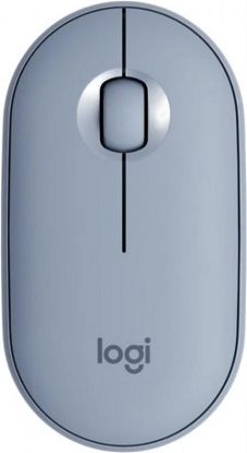  Зображення Мишка бездротова Logitech Pebble M350 (910-005719) Blue Grey USB 