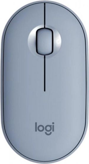  Зображення Мишка бездротова Logitech Pebble M350 (910-005719) Blue Grey USB 