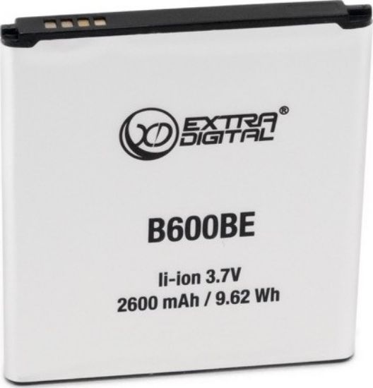  Зображення АКБ Extradigital для Samsung Galaxy i9500 (S IV) 3.7V 2600mAh (BMS6315) 