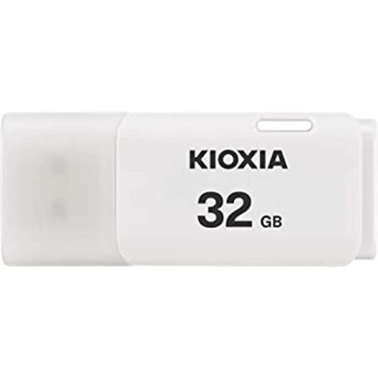  Зображення Флеш-накопичувач USB  32GB Kioxia TransMemory U202 White (LU202W032GG4) 