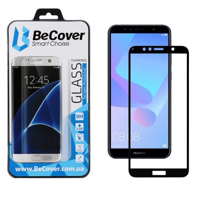  Зображення Скло захисне BeCover HUAWEI Y6 2018/ Y6 Prime 2018 Black (702232) 