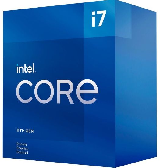  Зображення Центральний процесор Intel Core i7-11700F 8C/16T 2.5GHz 16Mb LGA1200 65W w/o graphics Box 