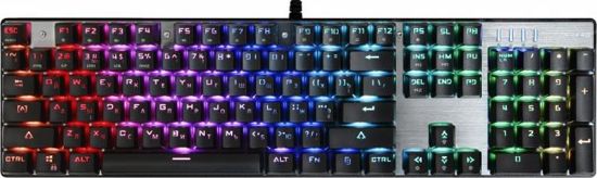  Зображення Клавіатура Motospeed CK104 Outemu Blue RGB (mtck104cmb) Silver USB 