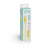  Зображення Кабель 1m USB 2.0 AM/Type-C Colorway (CW-CBUC043-Y) (soft silicone) 2.4A Yellow 