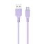  Зображення Кабель 1m USB 2.0 AM/Type-C Colorway (CW-CBUC044-PU) (soft silicone) 2.4A Purple 